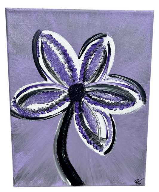 Purple Petal Painting