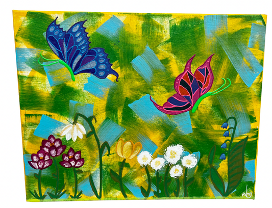 Springtime Flutter Painting